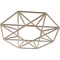 Ekena Millwork Guardian Wood Fretwork Pierced Ceiling Medallion, Birch, 28"OD x 10 7/8"ID x 3/8"T CMWP28X28X0375GDBI - alternate 3